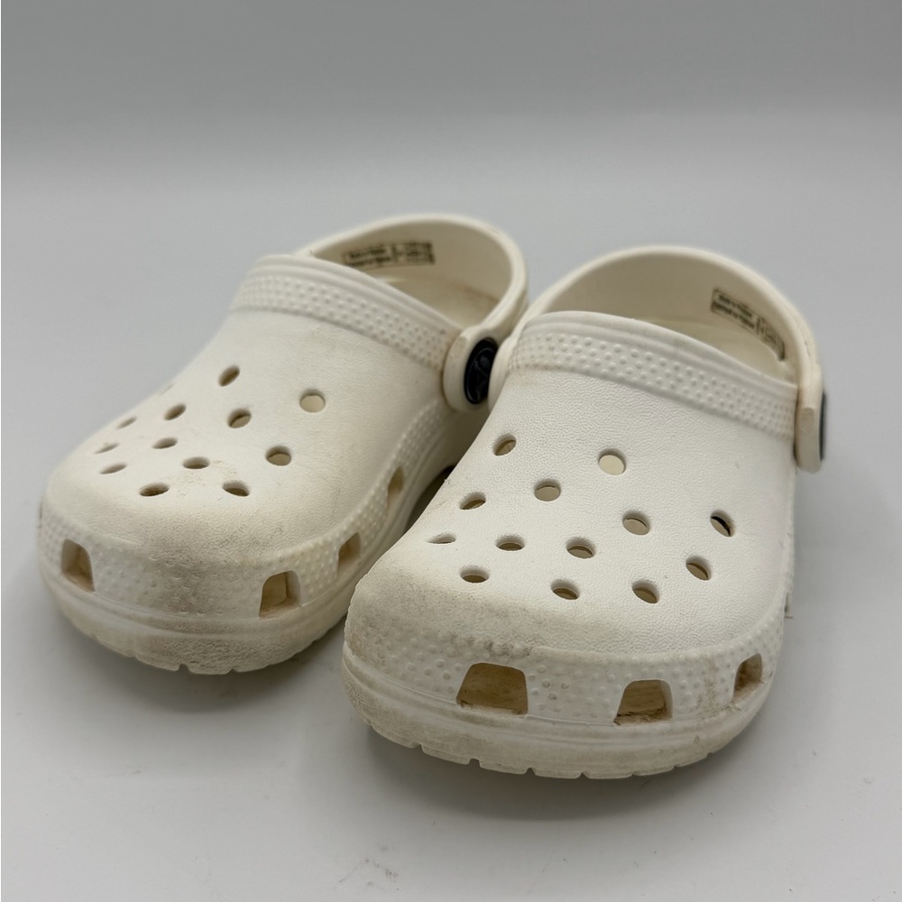 CROCS Kids White Water Shoes Size C8
